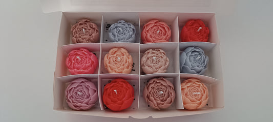 100% vegan candles gift box for home your decor ideas, beautiful peonies